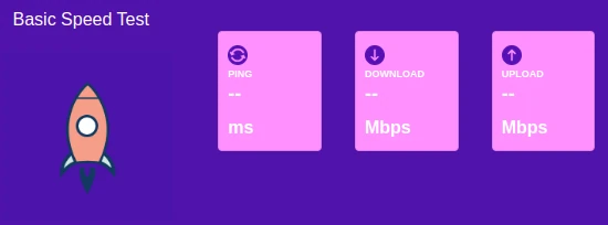 The BT Wholesale speed test shows forever -- as measured values