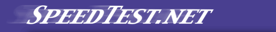 The speedtest.net logo of May 2000