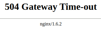 Tingtun was not able to test this speed test, which resulted in a 504 Gateway Time-out error