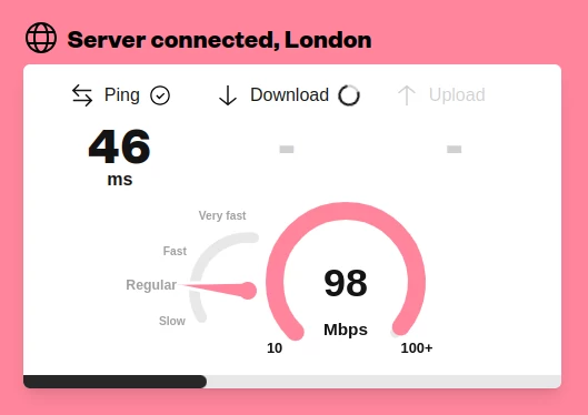 The U Switch speed test